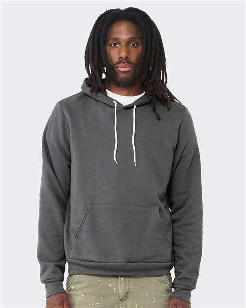 BELLA  CANVAS 3719 Unisex Sponge Fleece Hoodie Sweatshirt - Front view