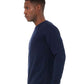 BELLA  CANVAS 3901 Unisex Sponge Fleece Raglan Crewneck Sweatshirt - Side view