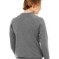 BELLA  CANVAS 3901 Unisex Sponge Fleece Raglan Crewneck Sweatshirt - Back view
