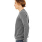 BELLA  CANVAS 3901 Unisex Sponge Fleece Raglan Crewneck Sweatshirt - Side view