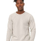 BELLA  CANVAS 3901 Unisex Sponge Fleece Raglan Crewneck Sweatshirt - Front view