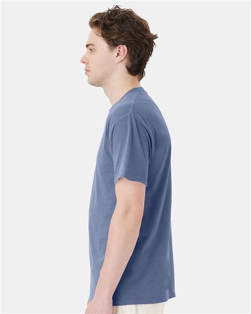 ComfortWash by Hanes GDH150 Unisex Garment-Dyed Pocket T-Shirt - Side view