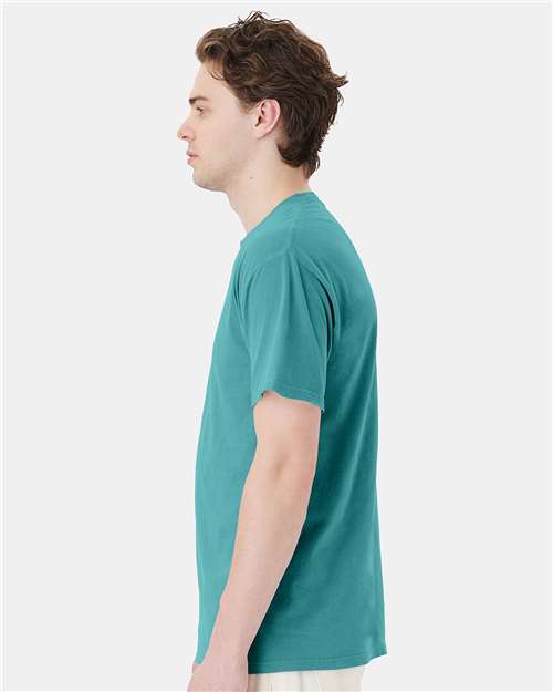 ComfortWash by Hanes GDH150 Unisex Garment-Dyed Pocket T-Shirt - Side view