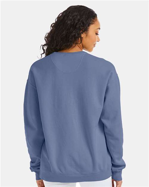ComfortWash by Hanes GDH400 Unisex Garment-Dyed Crewneck Sweatshirt - Back view