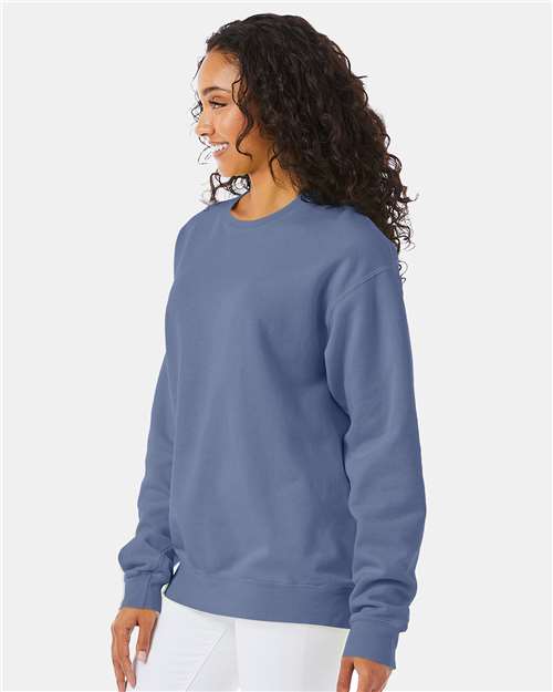 ComfortWash by Hanes GDH400 Unisex Garment-Dyed Crewneck Sweatshirt - Side view