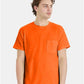 Hanes W110 Unisex Workwear Pocket T-Shirt - Front view