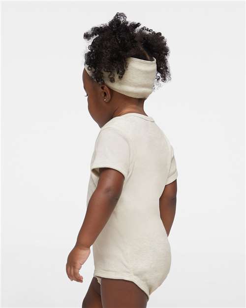 Rabbit Skins 4400 Infant Baby Rib Bodysuit - Side view