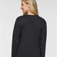 LAT 3508 Women's Fine Jersey Long Sleeve Tee - Back view
