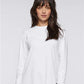 LAT 3508 Women's Fine Jersey Long Sleeve Tee - Front view