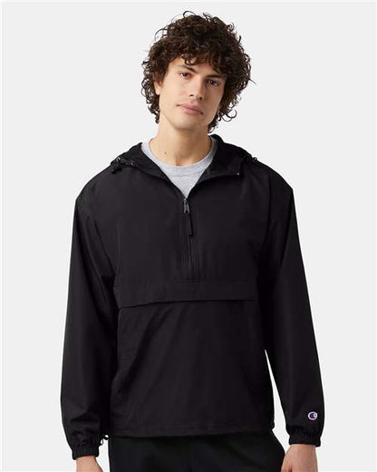 Champion CO200 Unisex Packable Anorak Jacket - Front view