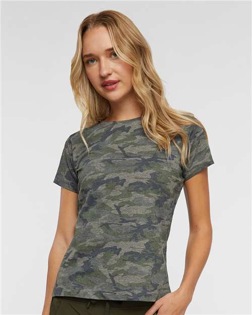 LAT 3516 Women's Fine Jersey Tee - Front view
