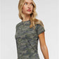 LAT 3516 Women's Fine Jersey Tee - Side view