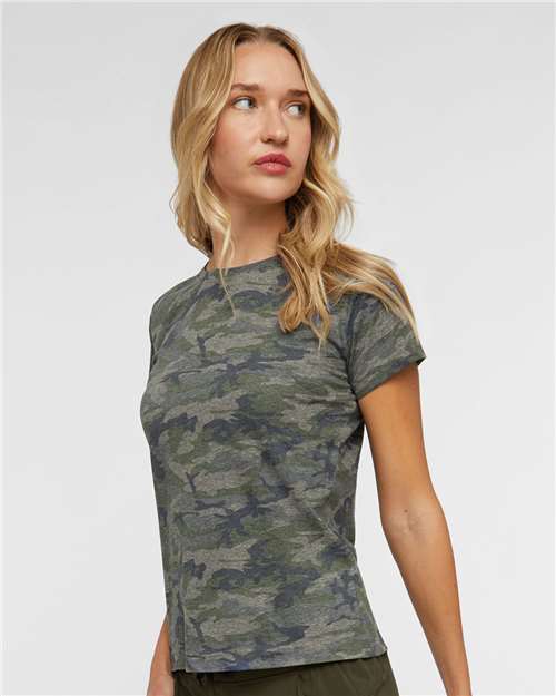 LAT 3516 Women's Fine Jersey Tee - Side view