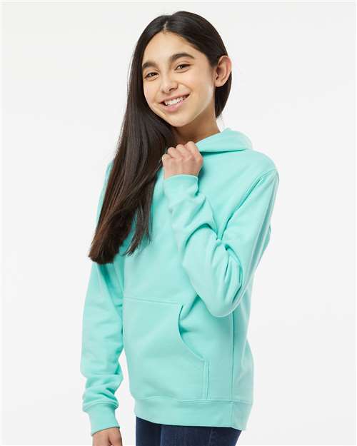 Independent Trading Co. SS4001Y Youth Midweight Hooded Sweatshirt - Side view