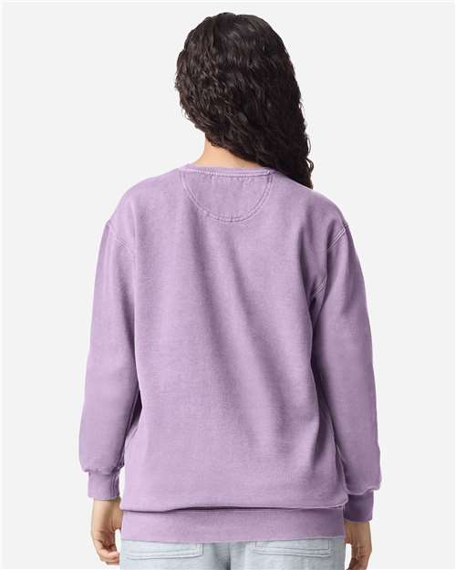 Comfort Colors 1566 Youth Attain Two-Button Jersey - Back view