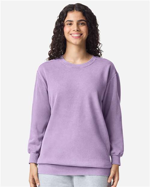Comfort Colors 1566 Youth Attain Two-Button Jersey - Front view