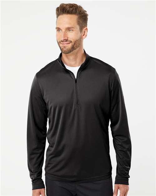 Adidas A401 Men's Ultimate365 Lightweight Quarter-Zip Pullover - Front view