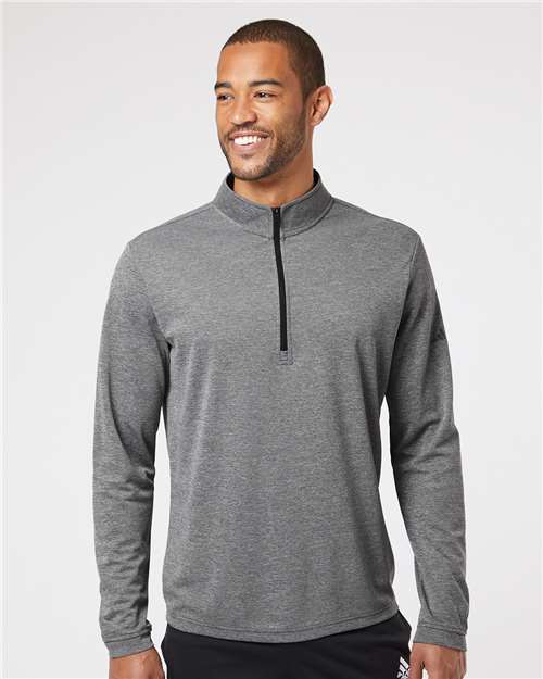 Adidas A401 Men's Ultimate365 Lightweight Quarter-Zip Pullover - Front view