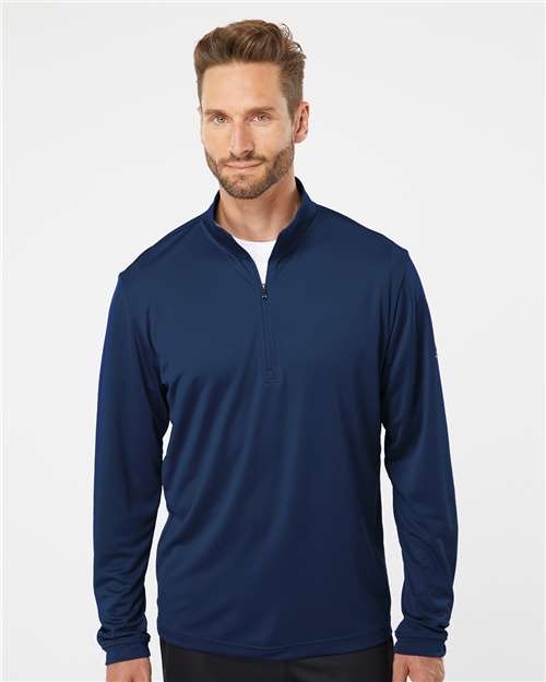 Adidas A401 Men's Ultimate365 Lightweight Quarter-Zip Pullover - Front view