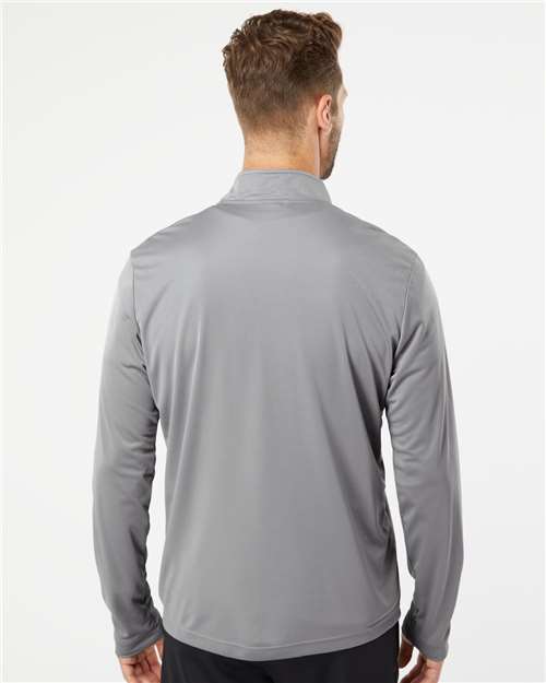 Adidas A401 Men's Ultimate365 Lightweight Quarter-Zip Pullover - Back view