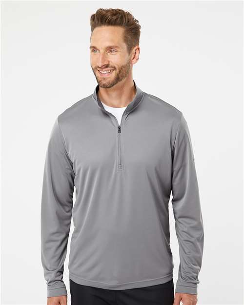 Adidas A401 Men's Ultimate365 Lightweight Quarter-Zip Pullover - Front view