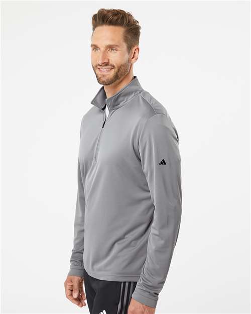Adidas A401 Men's Ultimate365 Lightweight Quarter-Zip Pullover - Side view