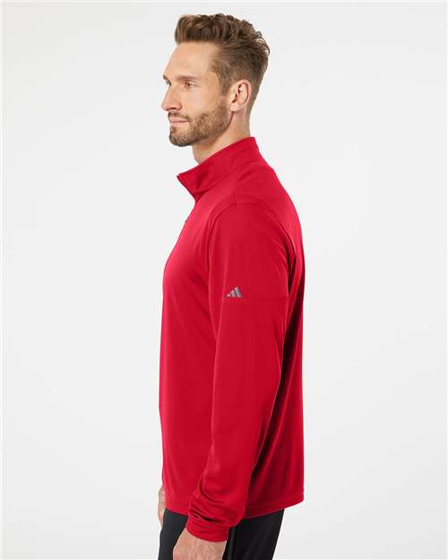 Adidas A401 Men's Ultimate365 Lightweight Quarter-Zip Pullover - Side view