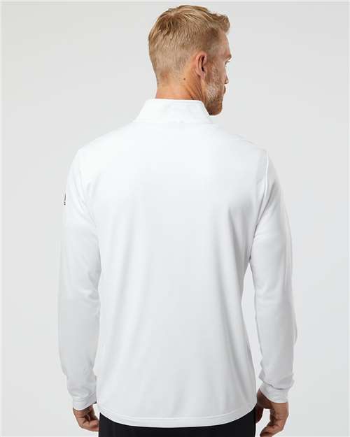 Adidas A401 Men's Ultimate365 Lightweight Quarter-Zip Pullover - Back view