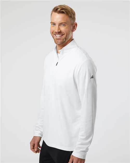 Adidas A401 Men's Ultimate365 Lightweight Quarter-Zip Pullover - Side view