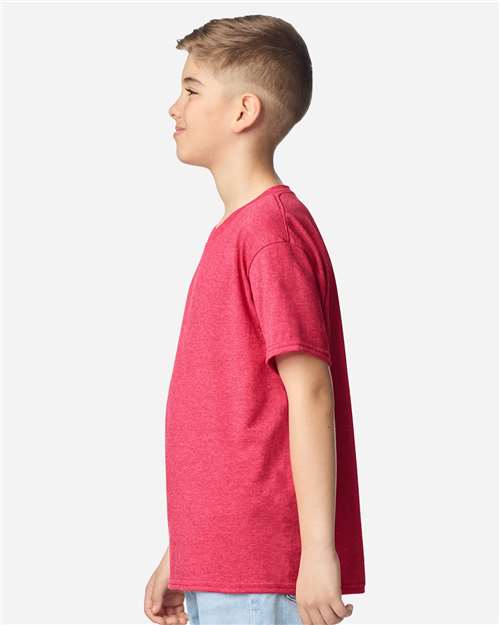 Gildan 5000B Youth Heavy Cotton? T-Shirt - Side view