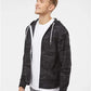 Independent Trading Co. AFX90UNZ Unisex Lightweight Full-Zip Hooded Sweatshirt - Side view