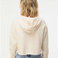 Independent Trading Co. AFX64CRP Women?s Lightweight Crop Hooded Sweatshirt - Back view