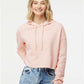 Independent Trading Co. AFX64CRP Women?s Lightweight Crop Hooded Sweatshirt - Front view