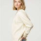 Independent Trading Co. PRM2500 Women?s Lightweight California Wave Wash Hooded Sweatshirt - Side view