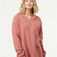 Independent Trading Co. PRM2500 Women?s Lightweight California Wave Wash Hooded Sweatshirt - Front view