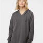Independent Trading Co. PRM2500 Women?s Lightweight California Wave Wash Hooded Sweatshirt - Front view