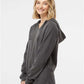 Independent Trading Co. PRM2500 Women?s Lightweight California Wave Wash Hooded Sweatshirt - Side view