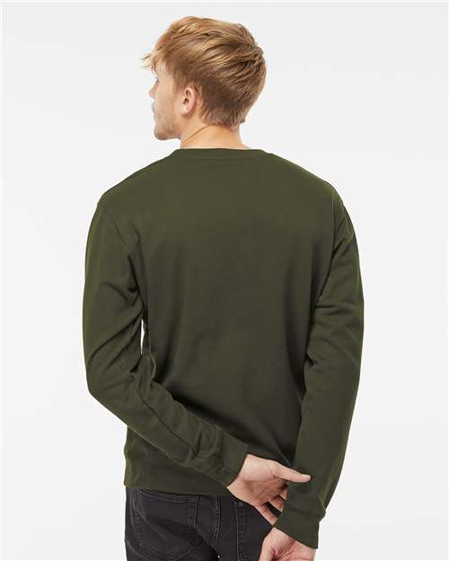 Independent Trading Co. SS3000 Unisex Midweight Crewneck Sweatshirt - Back view