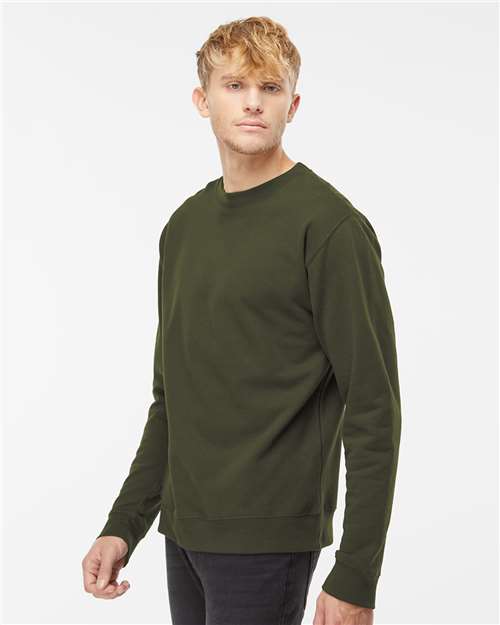 Independent Trading Co. SS3000 Unisex Midweight Crewneck Sweatshirt - Side view