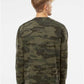 Independent Trading Co. SS3000 Unisex Midweight Crewneck Sweatshirt - Back view
