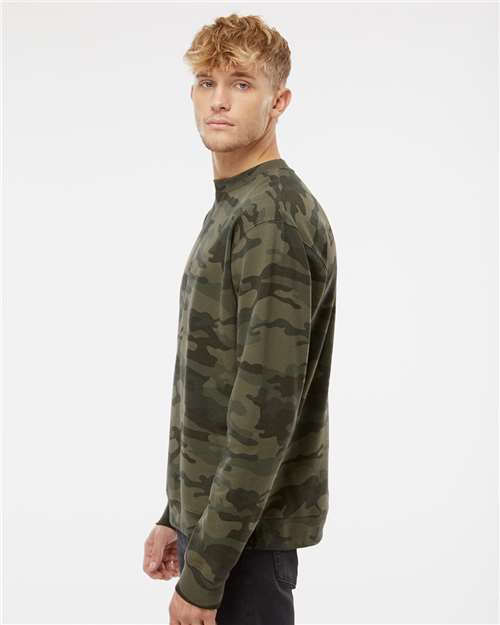 Independent Trading Co. SS3000 Unisex Midweight Crewneck Sweatshirt - Side view