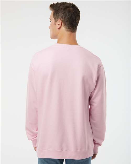 Independent Trading Co. SS3000 Unisex Midweight Crewneck Sweatshirt - Back view