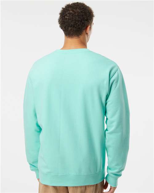 Independent Trading Co. SS3000 Unisex Midweight Crewneck Sweatshirt - Back view