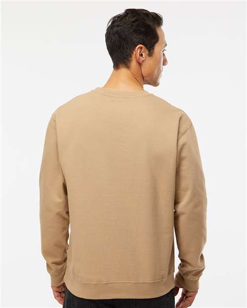 Independent Trading Co. SS3000 Unisex Midweight Crewneck Sweatshirt - Back view