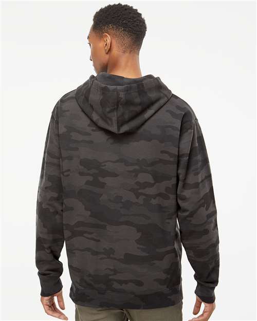 Independent Trading Co. SS4500 Unisex Midweight Hooded Sweatshirt - Back view