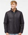 Independent Trading Co. EXP100PFZ Men's Puffer Jacket - Front view