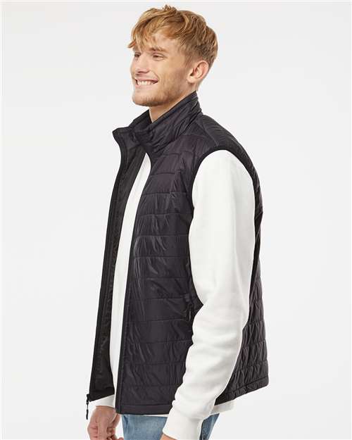 Independent Trading Co. EXP120PFV Men's Puffer Vest - Side view