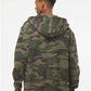 Independent Trading Co. IND4000Z Unisex Heavyweight Full-Zip Hooded Sweatshirt - Back view
