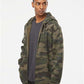 Independent Trading Co. IND4000Z Unisex Heavyweight Full-Zip Hooded Sweatshirt - Side view