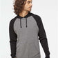 Independent Trading Co. PRM33SBP Unisex Special Blend Raglan Hooded Sweatshirt - Front view